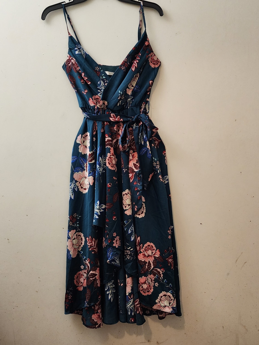 Here Comes The Sun Hi-Lo XS Floral Sundress Boho Fairy Garden Party Date Event